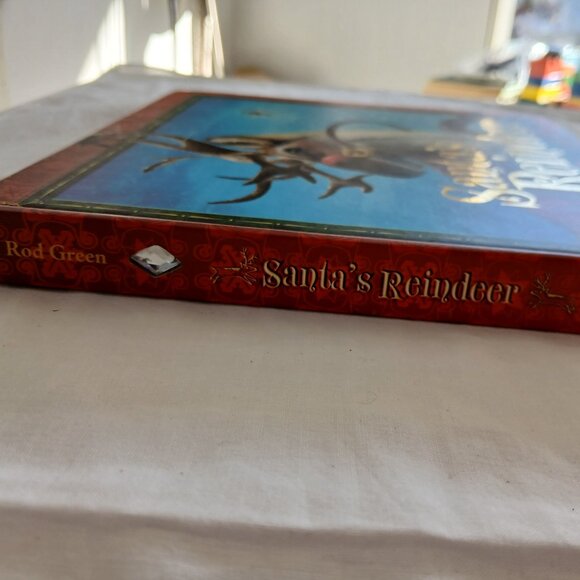 Santa's Reindeer Hardcover Christmas Book by Rod Green 2007 - Picture 3 of 16